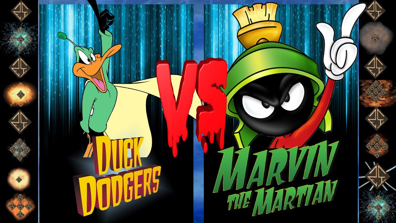 photo of duck dodgers and marvin the martian